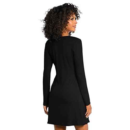 La Blanca womens Long Sleeve Mini Dress Swimsuit Cover Up