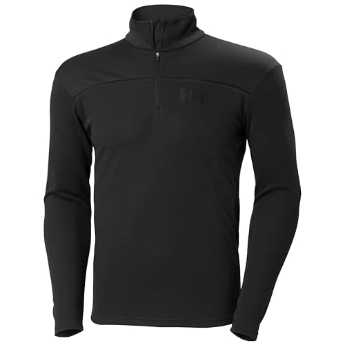 Helly-Hansen Men's HP 1/2 Zip Pullover, 982 Ebony, Small