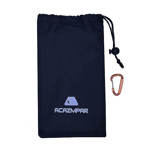Waterproof Camping Tent Tarp, Ultralight Tent Footprint, Ground Tent Floor Saver for Camping Hiking (Black-79 x55)
