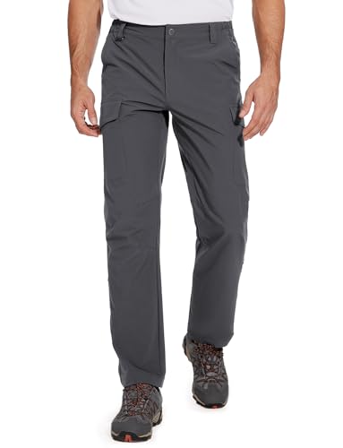 Cycorld Men's Hiking Pants Lightweight: Quick Dry Breathable Water-Resistant Stretch for Outdoor Fishing Travel