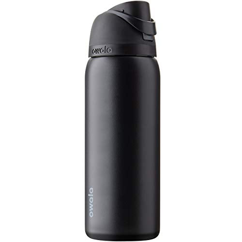 Owala FreeSip Insulated Stainless Steel Water Bottle with Straw, BPA-Free Sports Water Bottle, Great for Travel, 32 Oz, Ve...