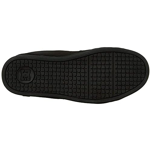 DC mens Net Skate Shoe, Black/Black/Black, 13 US