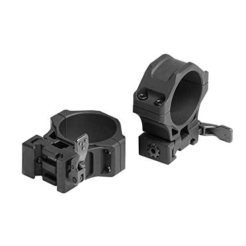 UTG ACCU-SYNC QR 34mm Med. Profile Scope Rings, Picatinny, Black
