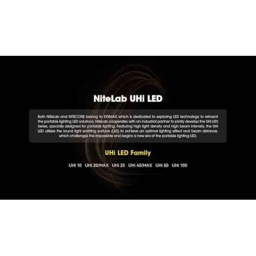 Nitecore EDC31 EDC31 Compact EDC Flashlight -3,500 Lumens, 380m Beam, Rechargeable, IP68 Waterproof, 4 Brightness Modes w/ECO-Sensa USB-C Charging Cable