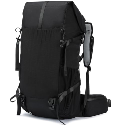 Hiking Backpack,40L to 50L Extra Large Capacity Hiking Bag,Internal Frame Camping Backpack,Upgraded X-PAC Lightweight Spor...
