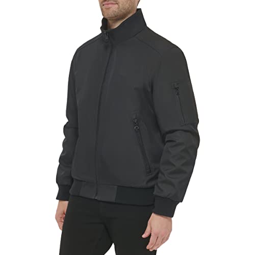 Calvin Klein Mens Winter Coats - Sherpa-lined Hooded Soft Shell Jacket