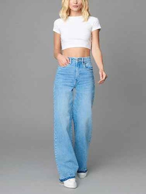 [BLANKNYC] Womens Luxury Clothing Rib Cage Five Pocket Jeans with Released Hem Detail, Comfortable & Stylish Pant, Warm Celebration, 31