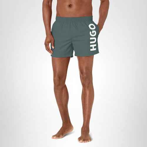 HUGO Vertical Logo Swim Trunks
