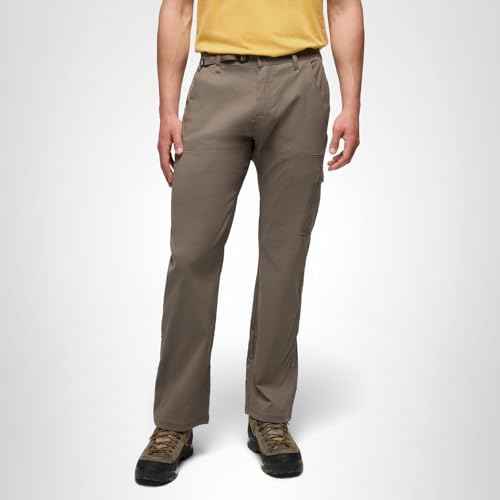 prAna Men's Standard Stretch Zion Pant, Mud, 38x32