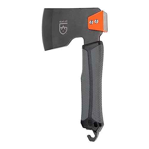 GEAR AID Balta Camp Hatchet: A Versatile Fire and Campground Tool with Safety Cover, Hammer, Kindling Cutter, and Tent Stake Puller