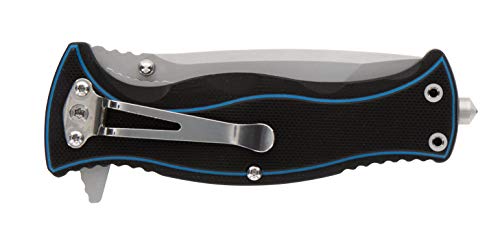 Smith & Wesson M&P Officer 7.25in High Carbon S.S. Ultra Glide Folding Knife with 3.25in Tanto Blade and G10 Handle for Ou...