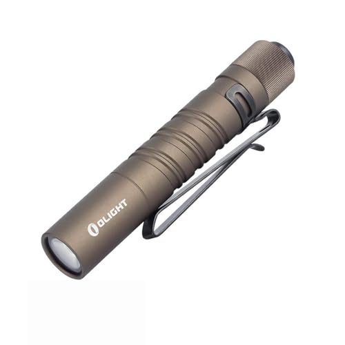 OLIGHT I3T EOS 180 Lumens Dual-Output Slim EDC Flashlight for Camping and Hiking, Tail Switch Flash Light with AAA Battery...