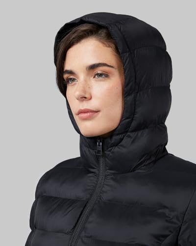 32 Degrees Heat Women’s Lightweight Packable Hooded Jacket – Water Resistant Travel Puffer