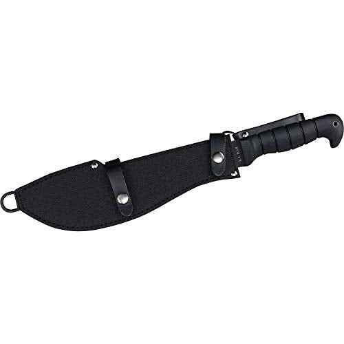 KA-BAR Cutlass Machete 11" 1085 Black Blade Kraton Handle Black
