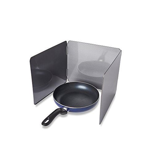 Fox Run Splatter Shield, 3 Sided Frying Splatter Guard For Stove Top, 9" x 10.25"