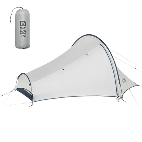 Naturehike Ultralight Solo Tunnel Tent - 1/2 Person Waterproof Tent with Lightweight Aluminum Pole, for Camping, Backpacki...