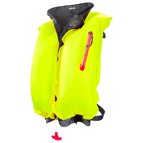BLUESTORM Cirrus26 Inflatable PFD Life Jackets for Adults | US Coast Guard Approved Automatic Life Vest w/Manual Override ...
