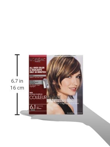 L’Oreal Paris Couleur Experte 2-Step Home Hair Color and Highlights Kit, French Éclair