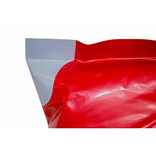 Outcast Sporting Gear Outdoor Recreation Camping Boating River Trip Soft Foam Cushion Sleeping Landing Pad, Red, 30"