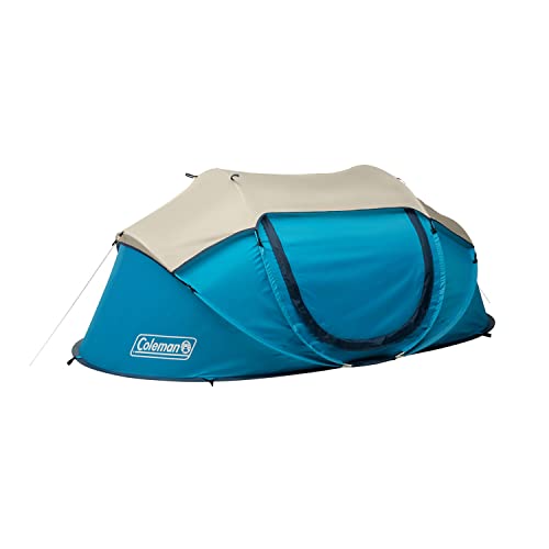 Coleman Pop-Up Instant Tent Sets Up in 10 Seconds, Portable & Lightweight 2/4 Person Weatherproof Camping Tent with Adjust...