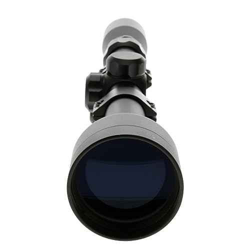 Truglo BUCKLINE Tactical Hunting Shooting Durable Waterproof Fogproof 1" Aluminum Tube Riflescope with Weaver-Style Mount Rings & Elastic Lens Covers Included
