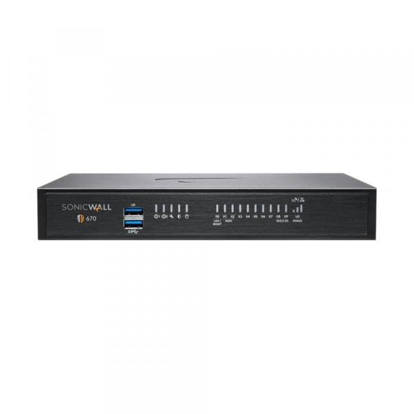 Sonicwall Tz670 Secure Upgrade Plus - 3Yr Advanced Edition (02-Ssc-5684) | Tz670 Network Security Appliance With 3 Year Advanced