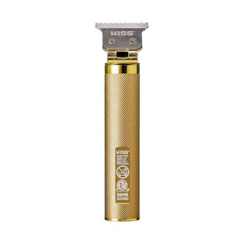 KISS Precision Blade Cordless Trimmer with Stainless Steel T-Blade, Powerful High-Torque, High-Speed Motor, 3 Blade Guard Attachments & Blade Cover, USB Cable & Long-Lasting Lithium Ion Battery