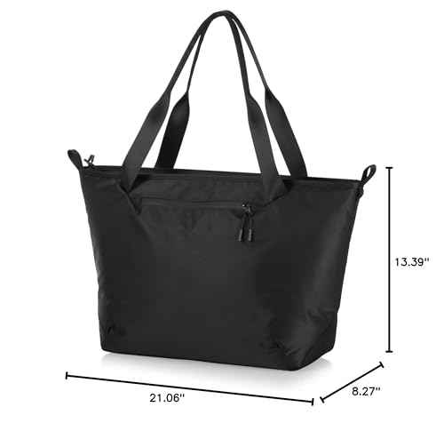 PICNIC TIME NCAA Ohio State Buckeyes Tarana Cooler Bag Tote Made with Recycled Materials, Soft Cooler Tote Bag, Upcycled Picnic Cooler, (Carbon Black)