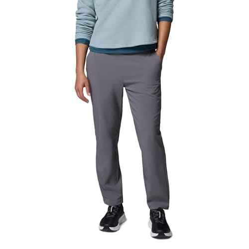 Columbia Womens All Seasons Slim Pull-On Pant, City Grey, Medium x S