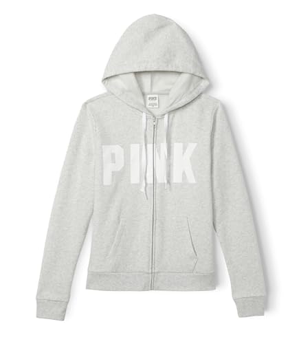 Victoria's Secret Women's PINK Logo Full Zip-up Sweatshirt (XS-XXL)