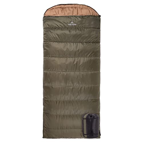 Teton Celsius XXL Sleeping Bag, Cold Weather Sleeping Bags for Adults and Kids, Camping Made Easy and Warm. Compression Sa...