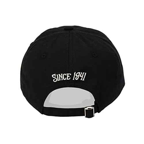 Jeep Vintage Script Logo Heavy Chino Twill Hat Adjustable Buckle Closure
