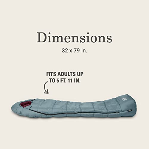 Coleman Sleeping Bag—Tidelands 50° Mummy Sleeping Bag for Adults