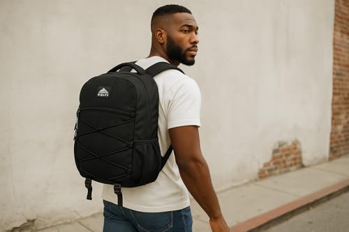 Kelty Laptop Backpack Bag 25 L Hiking Backpack for Men, Women, Work | 18 inch Travel Backpack Carry On Approved (Black)