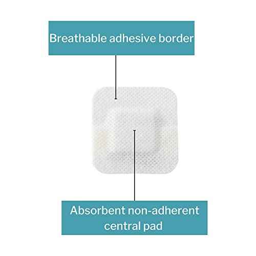 McKesson Island Dressings, Sterile, Dimension 2 in x 2 in, Pad 1 in x 1 in, 25 Count, 1 Pack