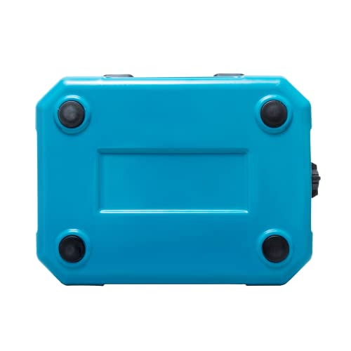 CAMP-ZERO 12 | 12.6 Qt. Premium Cooler with Molded-in Cup Holders and Folding Aluminum Handle, Turquoise (CZ12L-DT)