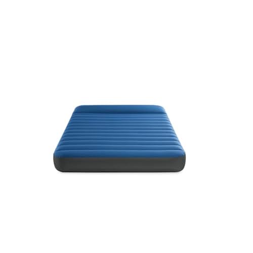 Intex 60412E TruAire Luxury Camping Mattress: Fiber-Tech ? Puncture-Resistant Laminate ? QuickFill USB Air Pump ? 600lb Weight Capacity ? Full Size, Blue