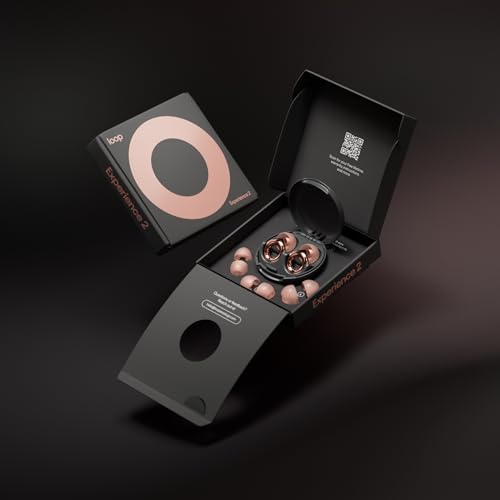 Loop Experience 2 Ear Plugs – Stylish Certified Hearing Protection for Concerts & Festivals, Live Events, Musicians, Sport...