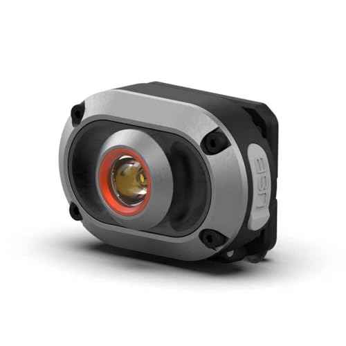 NEBO MYCRO 250 Rechargeable Headlamp | 250 Lumens, 3 Light Modes, Water Resistant, Adjustable Strap, Super Bright Head Lamp for Camping & Hiking, Includes USB Charging Cable ? 2 Pack