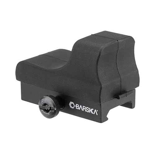 BARSKA 1x Reflex Red Dot Sights ? Multi-Reticle and Single-Dot Options with Illuminated Reticles, Quick-Release Mounts, and Unlimited Eye Relief