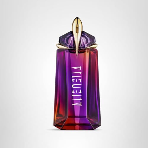 Mugler - Alien Hypersense - Eau de Parfum - Womens Perfume - Floral Woody Scent - Refillable - With Green Mandarin, Pear Accord, Jasmine, & Cashmere - 0.33 Fl Oz