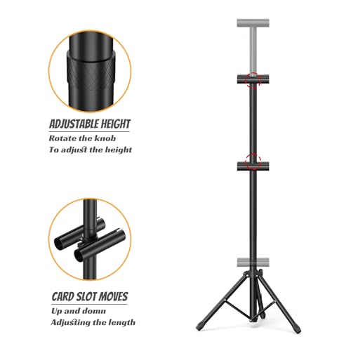 Netuaoo Poster Stand Banner Stand Poster Board Stand Foldable Floor Standing Sign Holder Adjustable Height Up to 88" Doubl...