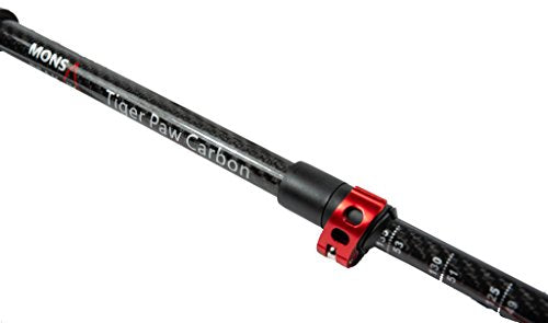 Mons Peak IX Tiger Paw Carbon Fiber Trekking Poles for Hiking Trekking Walking Snowshoeing - Cork Grip Ultralight Collapsi...