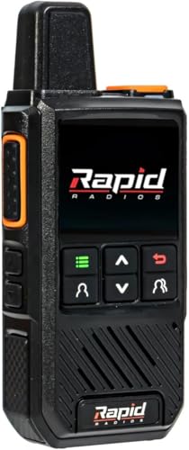 Rapid Radios Nationwide LTE Walkie-Talkie - Two-Way Radio - Unlimited Range POC Two Way Radios Set
