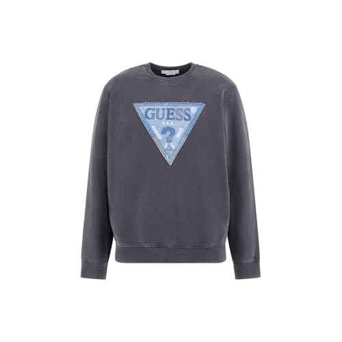GUESS Men's Eco Triangle Patch Sweatshirt