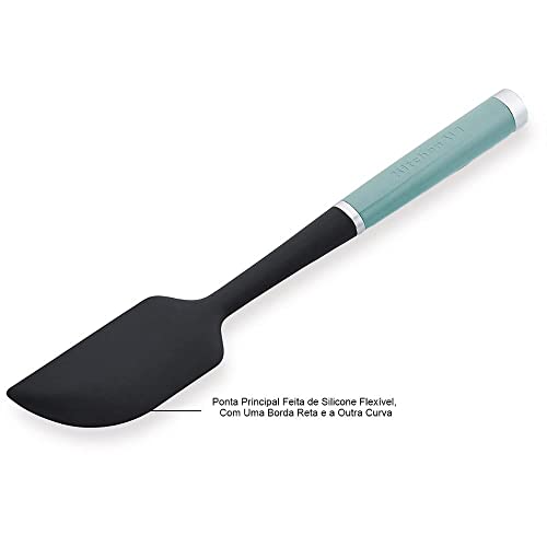 KitchenAid Classic Scraper Spatula, Aqua Sky