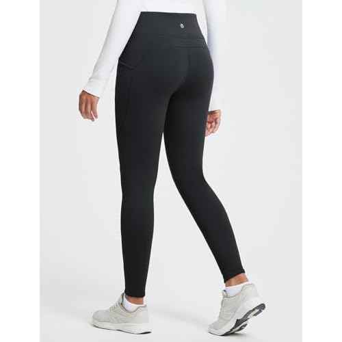 baleaf Women's Thick Fleece Lined Leggings Winter Snow Pants Warm Thermal High Waisted Ski Legging
