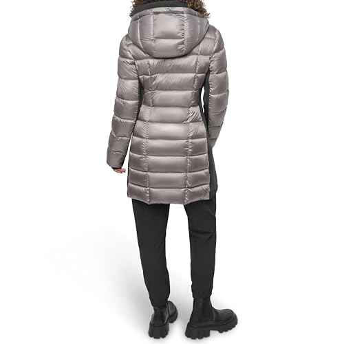 DKNY womens Scuba-side Light-weight Puffer