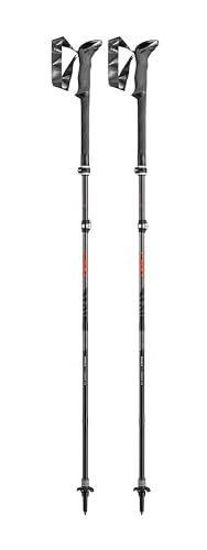 LEKI Makalu FX Carbon AS Trekking Poles - Foldable Collapsible Lightweight Walking Poles for Hiking