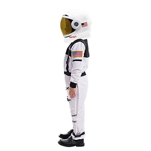 Spooktacular Creations Astronaut Costume with Helmet, Space Suit for Toddler, Kids Astronaut Halloween Costume for Cosplay
